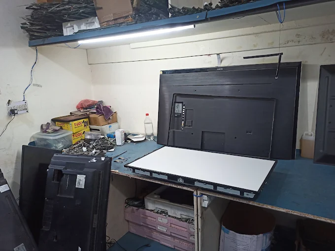 TV repair before and after